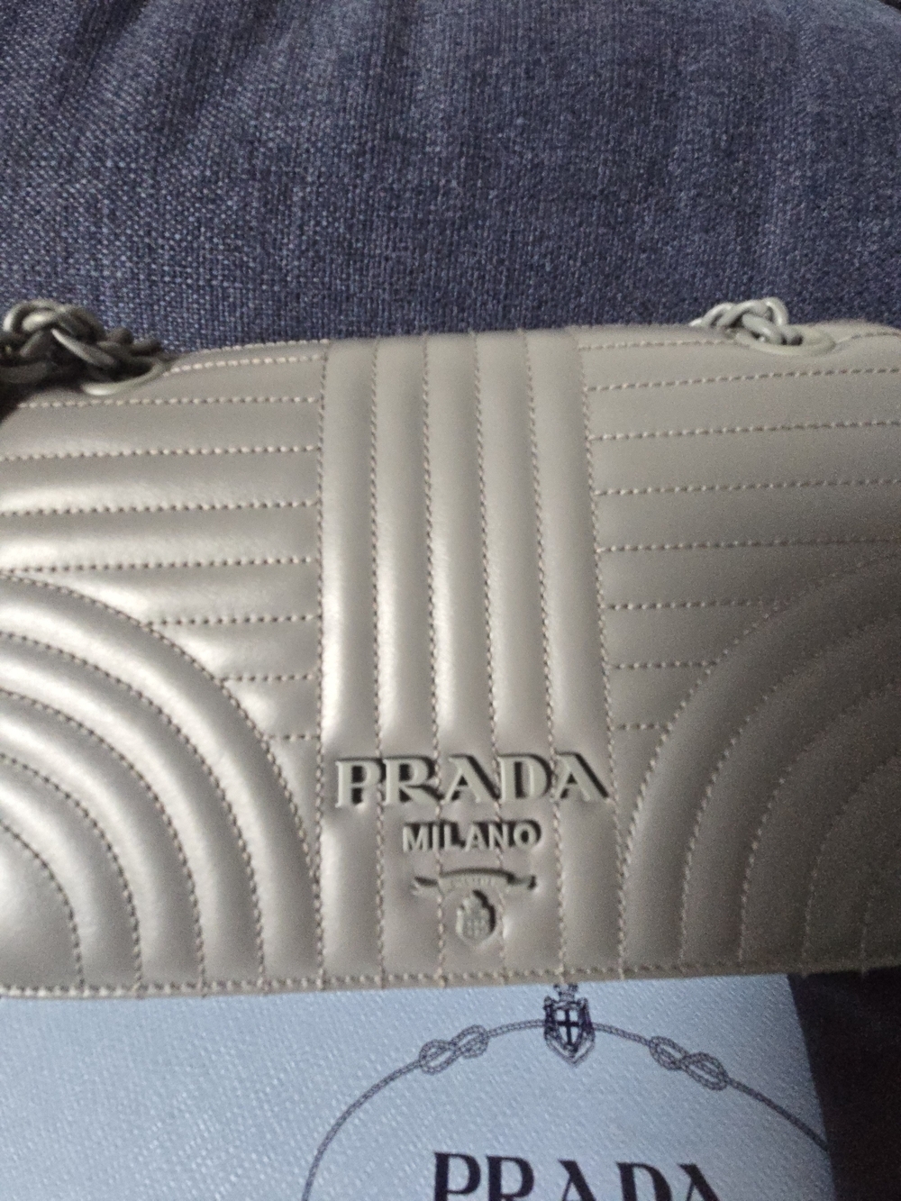 Prada Diagramme Bag Dark Gray - Picture 10 of 17